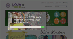 Desktop Screenshot of lojadostecidos.com.br