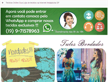 Tablet Screenshot of lojadostecidos.com.br